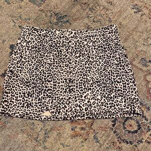 Altar'd State Animal Print Mini Skirt